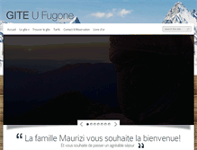 Tablet Screenshot of gite-u-fugone.com